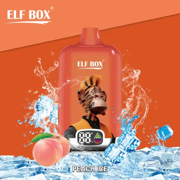 ピーチアイス フレーバー（ニコチンベイプ5%）｜ELF BOX