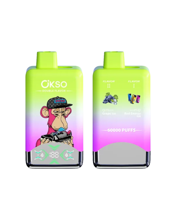 グレープ・アイス / レッドエナジー・アイス【ニコチンベイプ（ニコパフ）5%】｜OKSO デュアル