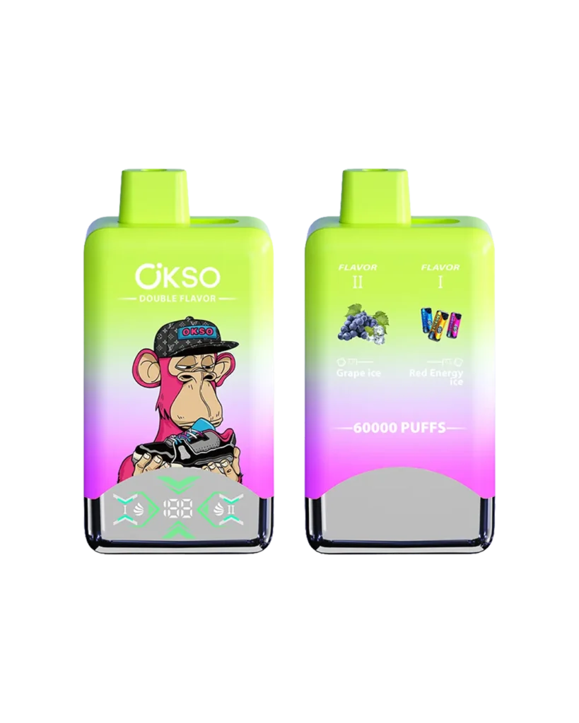 グレープ・アイス / レッドエナジー・アイス【ニコチンベイプ（ニコパフ）5%】｜OKSO デュアル