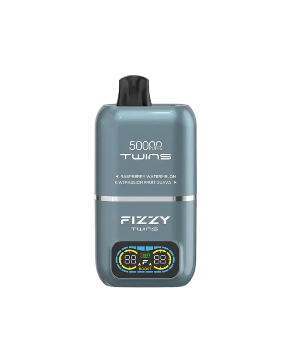 ラズベリースイカ / キウイパッションフルーツガム【ニコチンベイプ（ニコパフ）5%】｜Fizzy Twins 2‑Flavors