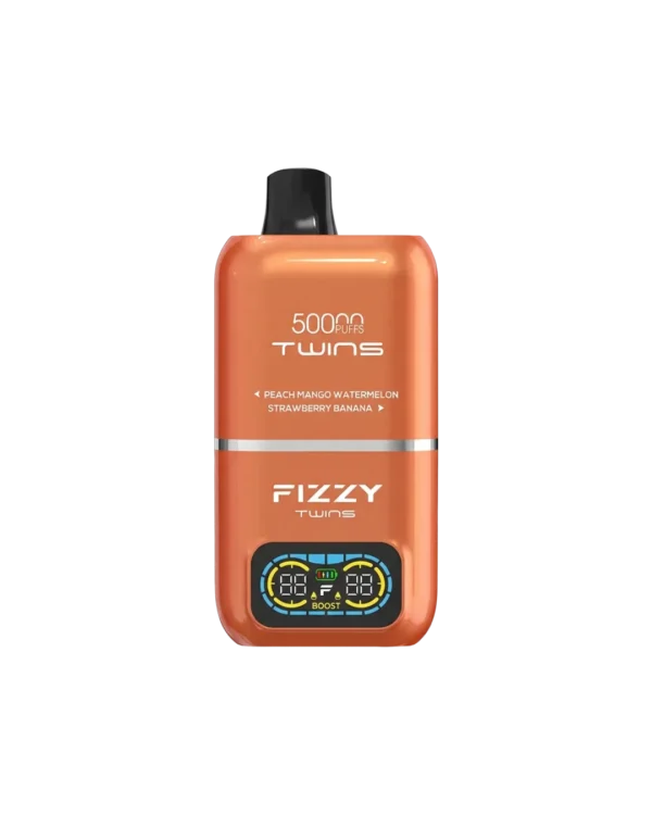 【ノンニコチンベイプ】ピーチマンゴースイカ / ストロベリーバナナ｜Fizzy Twins 2‑Flavors｜ニコチン0・タール0