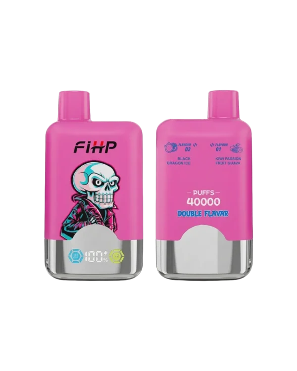 ブラックドラゴン・アイス / キウイ・パッションフルーツ・グアバ【ニコチンベイプ（ニコパフ）5%】｜FiHP デュアル