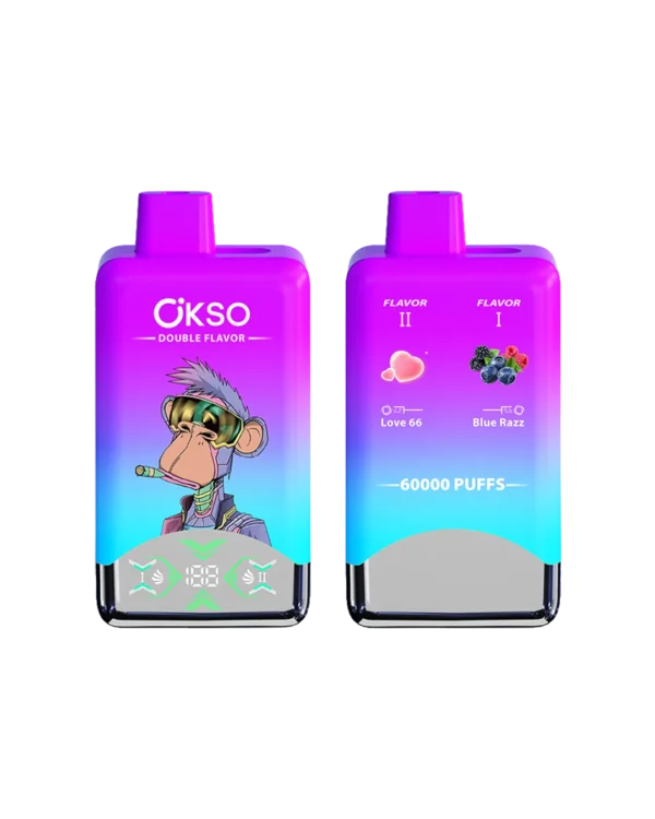 ラブ 66 / ブルーラズベリー【ニコチンベイプ（ニコパフ）5%】｜OKSO デュアル