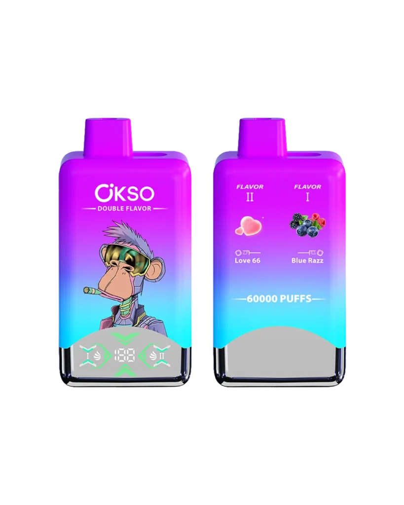 ラブ 66 / ブルーラズベリー【ニコチンベイプ（ニコパフ）5%】｜OKSO デュアル