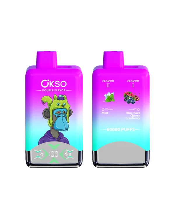 ミント / ブルーラズベリー・チェリー・クランベリー【ニコチンベイプ（ニコパフ）5%】｜OKSO デュアル