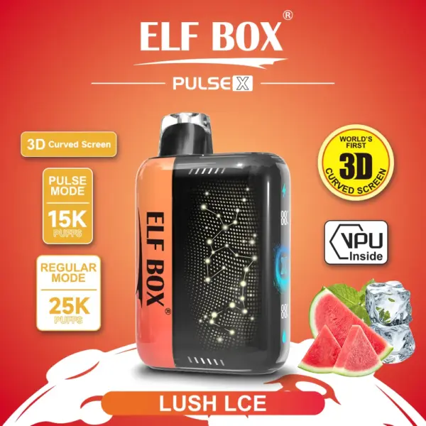 ラッシュアイス フレーバー（ニコチンベイプ5%）｜ELF BOX PLUS X