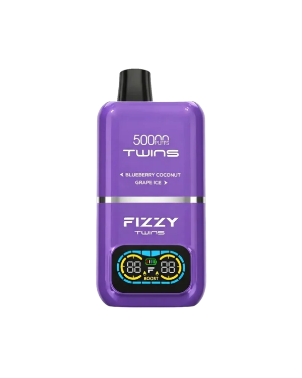 【ノンニコチンベイプ】ブルーベリーココナッツ / グレープアイス｜Fizzy Twins 2‑Flavors｜ニコチン0・タール0