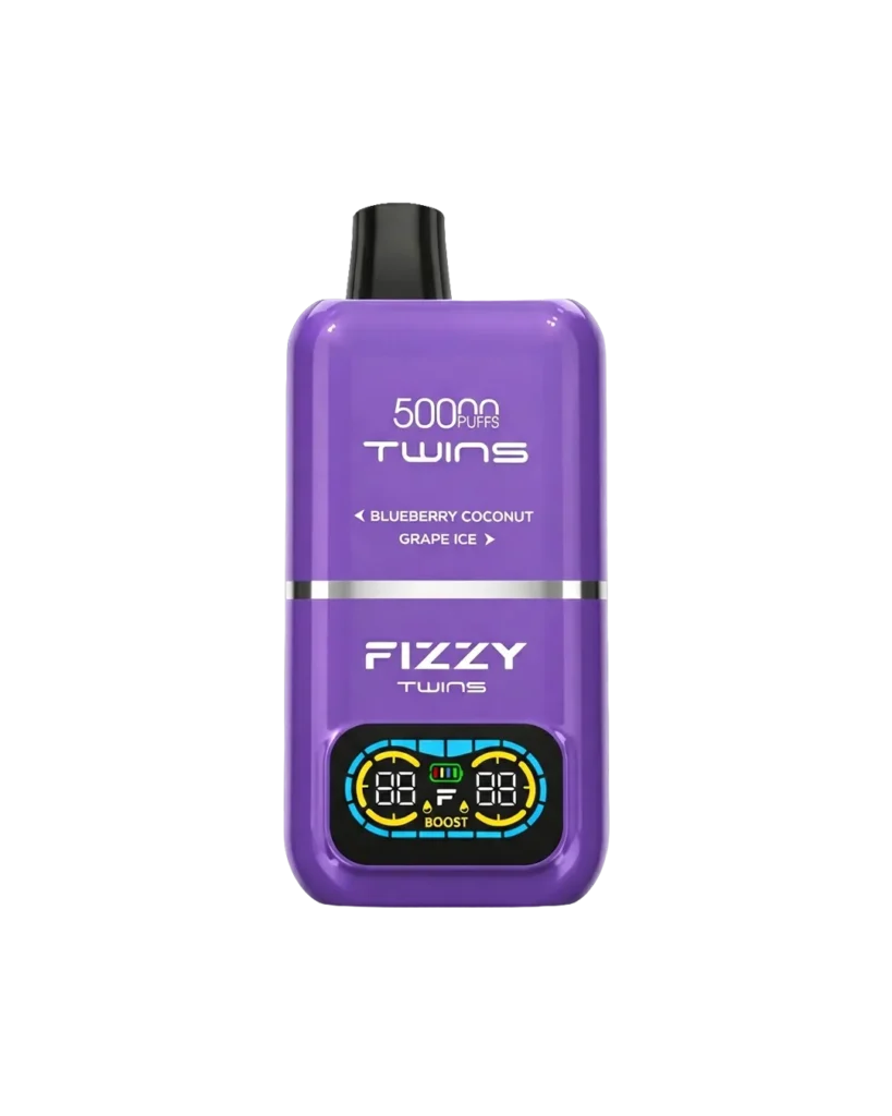 ブルーベリーココナッツ / グレープアイス【ニコチンベイプ（ニコパフ）5%】｜Fizzy Twins 2‑Flavors