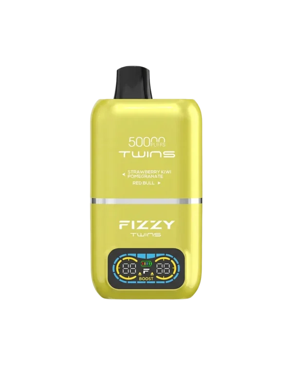 【ノンニコチンベイプ】ストロベリーキウイザクロ / レッドブル｜Fizzy Twins 2‑Flavors｜ニコチン0・タール0