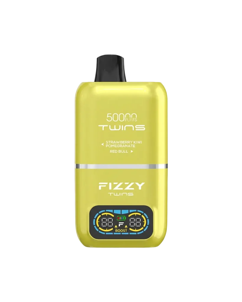 【ノンニコチンベイプ】ストロベリーキウイザクロ / レッドブル｜Fizzy Twins 2‑Flavors｜ニコチン0・タール0