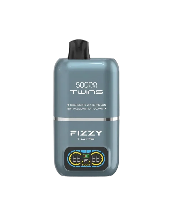 【ノンニコチンベイプ】ラズベリースイカ / キウイパッションフルーツガム｜Fizzy Twins 2‑Flavors｜ニコチン0・タール0