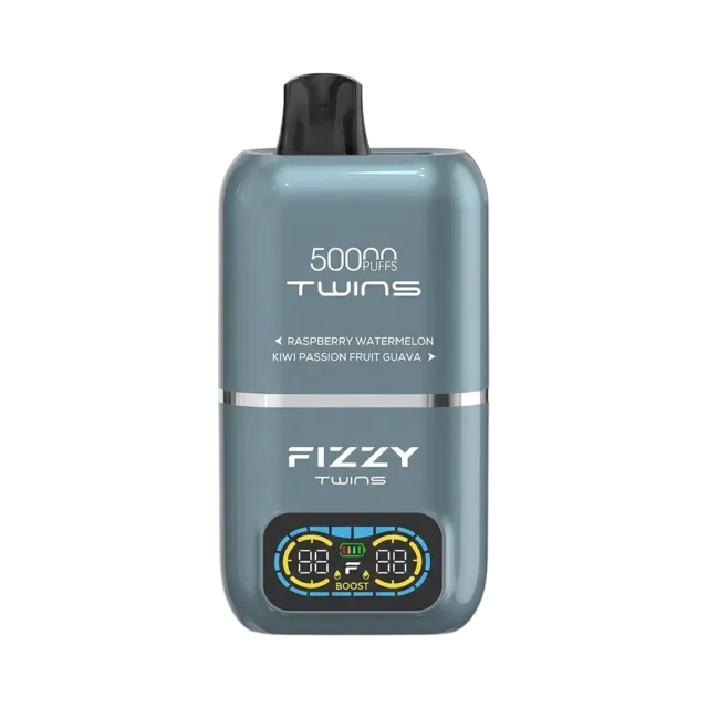 【ノンニコチンベイプ】ラズベリースイカ / キウイパッションフルーツガム｜Fizzy Twins 2‑Flavors｜ニコチン0・タール0